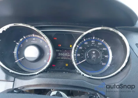 2011 Hyundai Sonata Gls z USA, uszkodzony, nr VIN 5NPEB4AC3BH053104